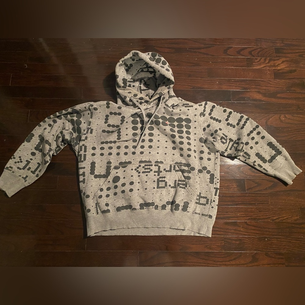 J Lindenburg - Grey hooded sweatshirt, Size M, Excellent condition